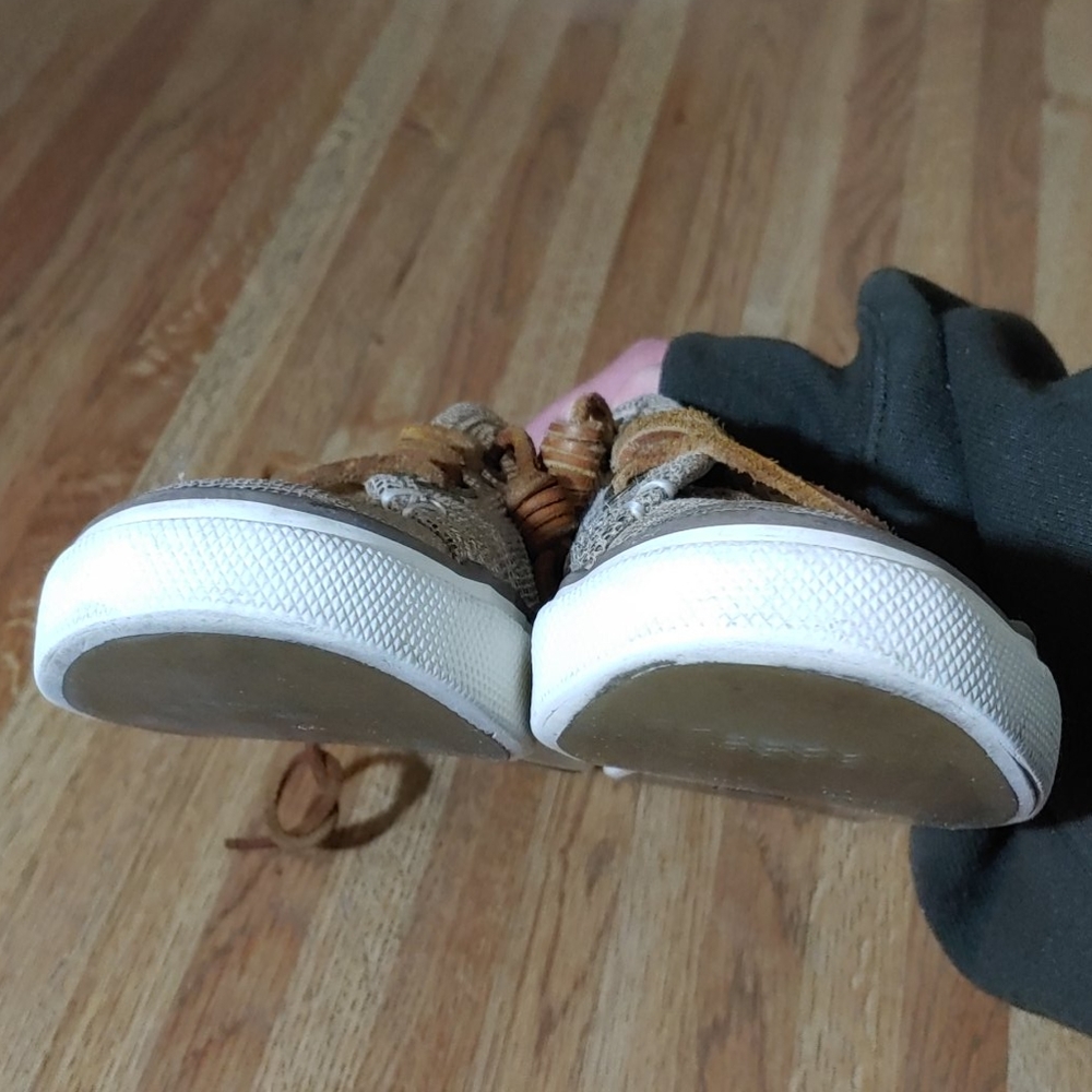 Sperry Seacoast Metallic Python Embossed Sneakers… - image 5